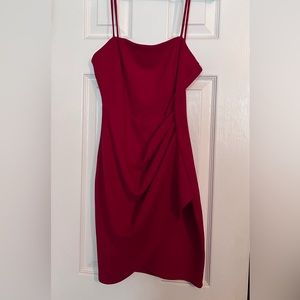 Windsor mini dress in red